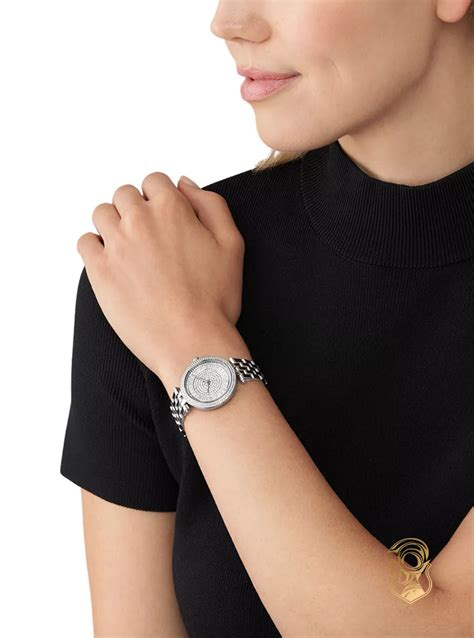 michael kors mini darci watch gunmetal|Mini Darci Pavé Silver.